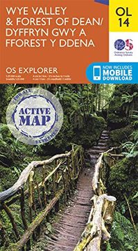 portada Wye Valley & Forest of Deane: Ol 14 (os Explorer Active Map) (en Inglés)