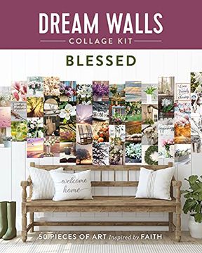 portada Dream Walls Collage Kit: Blessed: 50 Pieces of art Inspired by Faith (in English)