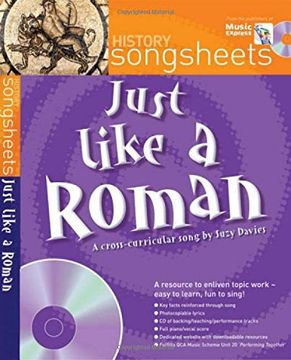 portada Songsheets – Just Like a Roman: A Fact Filled History Song by Suzy Davies 