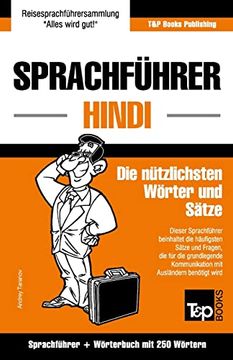 portada Sprachführer Deutsch-Hindi und Mini-Wörterbuch mit 250 Wörtern (en Alemán)