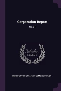 portada Corporation Report: No. 31 (in English)
