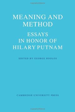 portada Meaning and Method: Essays in Honor of Hilary Putnam (en Inglés)