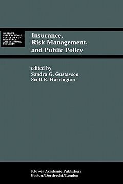 portada insurance, risk management, and public policy: essays in memory of robert i. mehr (en Inglés)