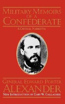 portada military memoirs of a confederate (en Inglés)