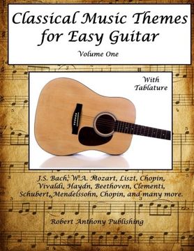 portada Classical Music Themes for Easy Guitar (Classical Music Themes for Guitar) (Volume 1)