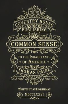 portada Common Sense: The Origin and Design of Government (en Inglés)