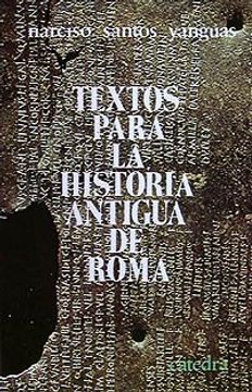 portada Textos Para la Historia Antigua de Roma (in Spanish)