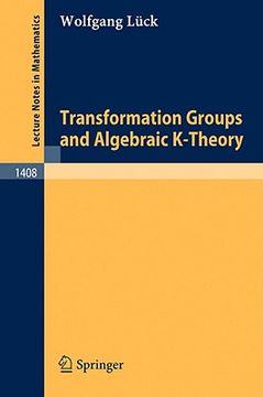 portada transformation groups and algebraic k-theory (en Inglés)
