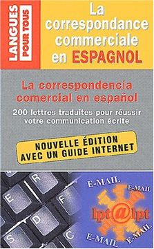 portada La Correspondance Commerciale en Espagnol