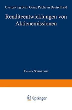 portada Renditeentwicklungen von Aktienemissionen: Overpricing Beim Going Public in Deutschland (en Alemán)