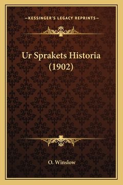 portada Ur Sprakets Historia (1902) (en Sueco)