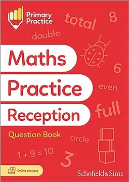 portada Primary Practice Maths Reception Question Book, Ages 4-5 (en Inglés)