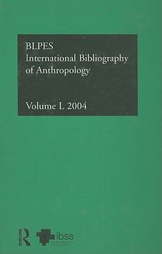portada international bibliography of anthropology, volume l (en Inglés)