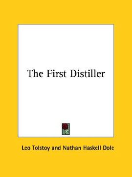 portada the first distiller (en Inglés)