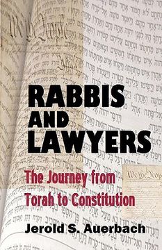 portada rabbis and lawyers (en Inglés)