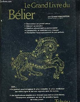 portada Le Grand Livre du Belier.