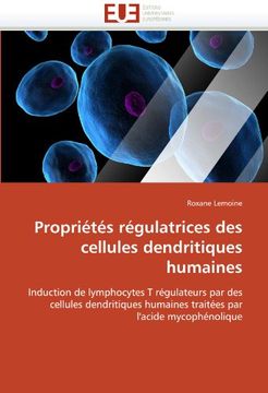 portada Proprietes Regulatrices Des Cellules Dendritiques Humaines