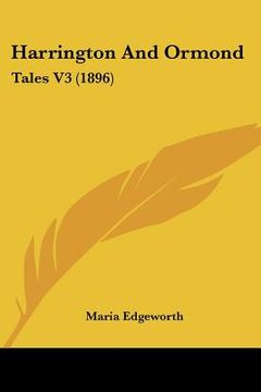 portada harrington and ormond: tales v3 (1896) (in English)