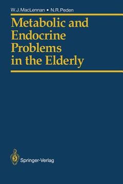 portada metabolic and endocrine problems in the elderly (en Inglés)