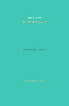 portada La Misma Savia (Poesía)