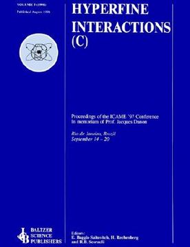 portada proceedings of the icame '97 conference: in memoriam of professor jacques danon (en Inglés)