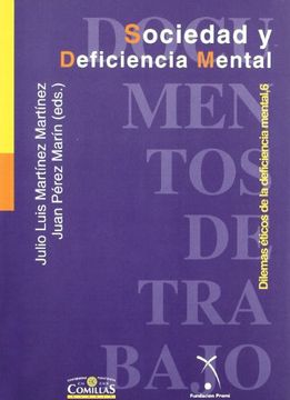 portada Sociedad y deficiencia mental (Documentos de Trabajo)
