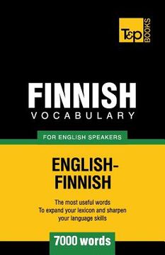 portada Finnish vocabulary for English speakers - 7000 words (en Inglés)