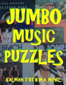 portada Jumbo Music Puzzles: 133 Large Print Music Themed Word Search Puzzles (in English)