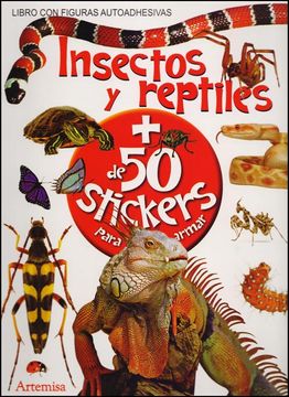 portada Insectos Y Reptiles Con Stickers Para Armar