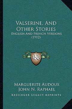 portada valserine, and other stories: english and french versions (1912) (in English)