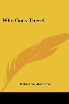 portada who goes there! (in English)