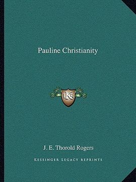 portada pauline christianity (en Inglés)