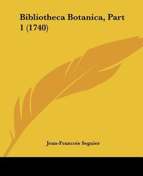 portada bibliotheca botanica, part 1 (1740) (in English)
