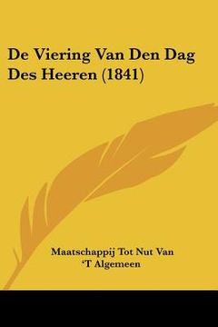 portada De Viering Van Den Dag Des Heeren (1841)