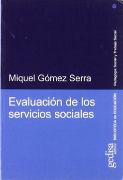 portada Evaluación de los servicios sociales