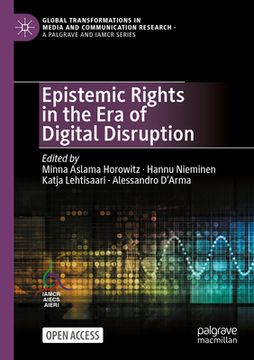 portada Epistemic Rights in the Era of Digital Disruption (en Inglés)