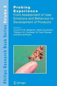 portada probing experience: from assessment of user emotions and behaviour to development of products