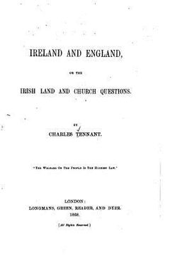 portada Ireland and England, or the Irish Land and Church Questions (en Inglés)