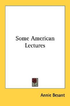 portada some american lectures (en Inglés)