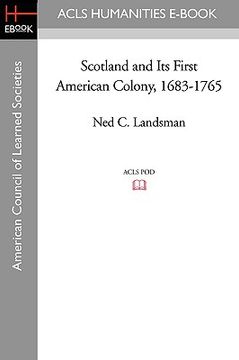 portada scotland and its first american colony, 1683-1765 (en Inglés)