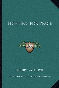 portada fighting for peace (en Inglés)
