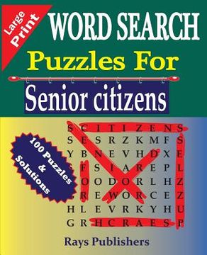 portada WORD SEARCH Puzzles for Senior Citizens (Large Print) (en Inglés)