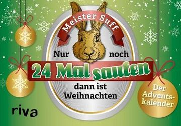 portada Noch 24 mal Saufen, Dann ist Weihnachten: Der Adventskalender (en Alemán)