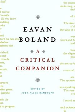 portada Eavan Boland: A Critical Companion (in English)