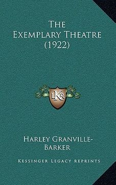 portada the exemplary theatre (1922) (en Inglés)