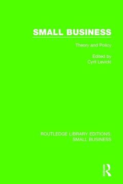 portada Small Business: Theory and Policy (en Inglés)