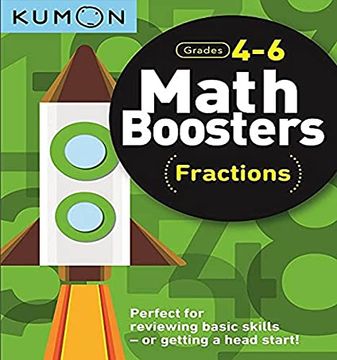 portada Math Boosters: Fractions (Grades 4-6) (en Inglés)