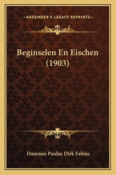 portada Beginselen En Eischen (1903)