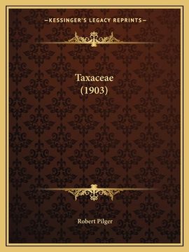 portada Taxaceae (1903) (en Alemán)