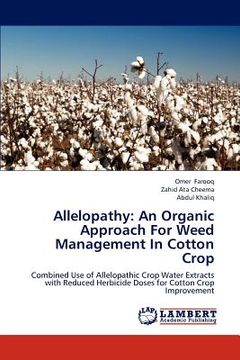 portada allelopathy: an organic approach for weed management in cotton crop (en Inglés)